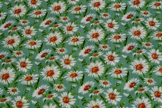 Viscose Crincle Little Flowers Mint 1 Viscose Crincle Little Flowers Mint 1