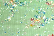 Cotton Viscose Little Flowers Mint Cotton Viscose Little Flowers Mint