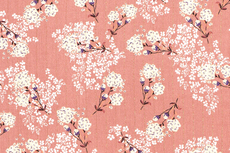 Viscose Crincle Flowers/Stripe Old Pink Viscose Crincle Flowers/Stripe Old Pink
