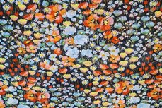 Chiffon Goldfoil Flowers Orange Chiffon Goldfoil Flowers Orange