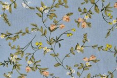 Viscose Crincle Little Flowers Light Blue 2 Viscose Crincle Little Flowers Light Blue 2