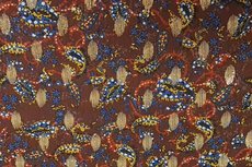 Chiffon Goldfoil Brown Chiffon Goldfoil Brown