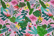 Cotton Jersey Flamingo&Toekan Light Pink Cotton Jersey Flamingo&Toekan Light Pink