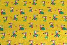 Cotton Jersey Toekan Yellow Cotton Jersey Toekan Yellow