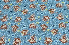 Cotton Jersey Monkey Light Blue Cotton Jersey Monkey Light Blue