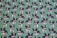 Cotton Jersey Dogs Old Green Cotton Jersey Dogs Old Green
