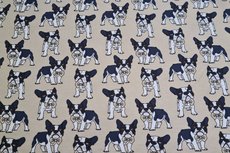 Cotton Jersey Dogs Beige Cotton Jersey Dogs Beige