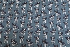 Cotton Jersey Dogs Old Blue Cotton Jersey Dogs Old Blue