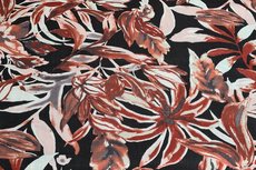 Viscose Maxima Flowers Black Stone Viscose Maxima Flowers Black Stone