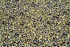 Viscose Cheetah Yellow