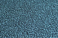 Viscose Cheetah Aqua Viscose Cheetah Aqua