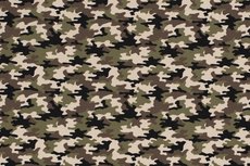 Cotton Jersey Army Camou Green Brown 2 Cotton Jersey Army Camou Green Brown 2