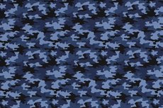 Cotton Jersey Army Camou Blue 2 Cotton Jersey Army Camou Blue 2