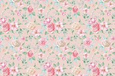 Cotton Jersey Digital Roses Light Pink Cotton Jersey Digital Roses Light Pink