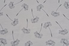 Cotton Jersey Dandelion Light Grey Cotton Jersey Dandelion Light Grey