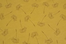 Cotton Jersey Dandelion Oker Cotton Jersey Dandelion Oker