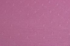 Mousseline Embroidery Dark Old Pink Mousseline Embroidery Dark Old Pink