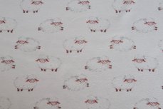 Cotton Jersey Digital Sheep Off White Cotton Jersey Digital Sheep Off White