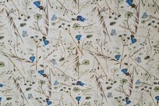 Cotton Jersey Digital Butterfly Off White Cotton Jersey Digital Butterfly Off White
