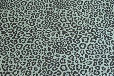 Cotton Jersey Melange Leo Mint Cotton Jersey Melange Leo Mint