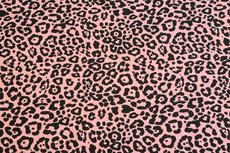 Cotton Jersey Melange Leo Coral/Salmon Cotton Jersey Melange Leo Coral/Salmon