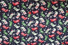 Christmas Cotton Socks Navy 9 Christmas Cotton Socks Navy 9
