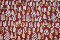 Christmas Cotton Tree Dark Red 8 Christmas Cotton Tree Dark Red 8
