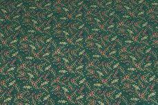 Christmas Cotton Leafs Green 2 Christmas Cotton Leafs Green 2