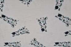 Organic Cotton Jersey Giraffe Old Blue Organic Cotton Jersey Giraffe Old Blue