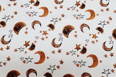 Cotton Jersey Stars & Moon Camel Cotton Jersey Stars & Moon Camel