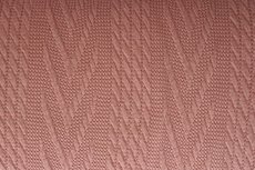 Knitted Jacquard Cable Old Pink Knitted Jacquard Cable Old Pink