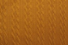 Knitted Jacquard Small Cable Oker Knitted Jacquard Small Cable Oker