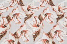 Viscose Jersey Wild Flowers Beige