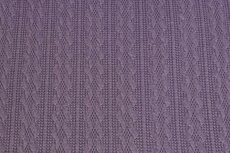  Knitted Jacquard Small Cable Lilac