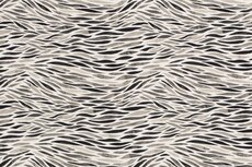 Cotton Jersey Digital  Zebra Combo Off White
