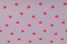 Cotton Jersey Apples Rosé