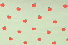 Cotton Jersey Apples Mint