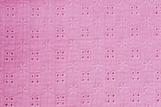 Mousseline Broderie Pink