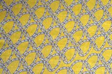 Cotton Viscose Chains Yellow