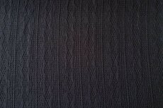  Knitted Viscose Cable Black