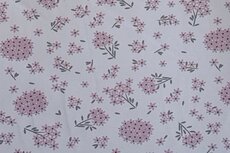 Cotton Jersey Little Flowers Off White