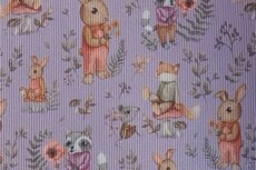 Cotton Rib-Jersey Forrest Friends Lilac