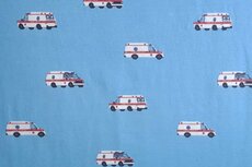 Cotton Jersey Ambulance Blue