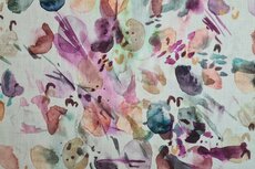 Linnen Print Spots Lilac