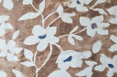 Cotton Jersey Batik Flowers Sand