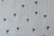 Mousseline Palm Trees Off White