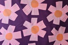 Cotton Voile Sunny Days Purple  (Nerida Hansen)