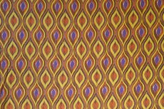 Viscose Crincle Lurex Yellow/Orange