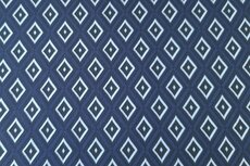 Punta Jacquard Retro Diamonds Blue