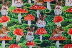 Cotton Jersey Digital Mushroom Mouse